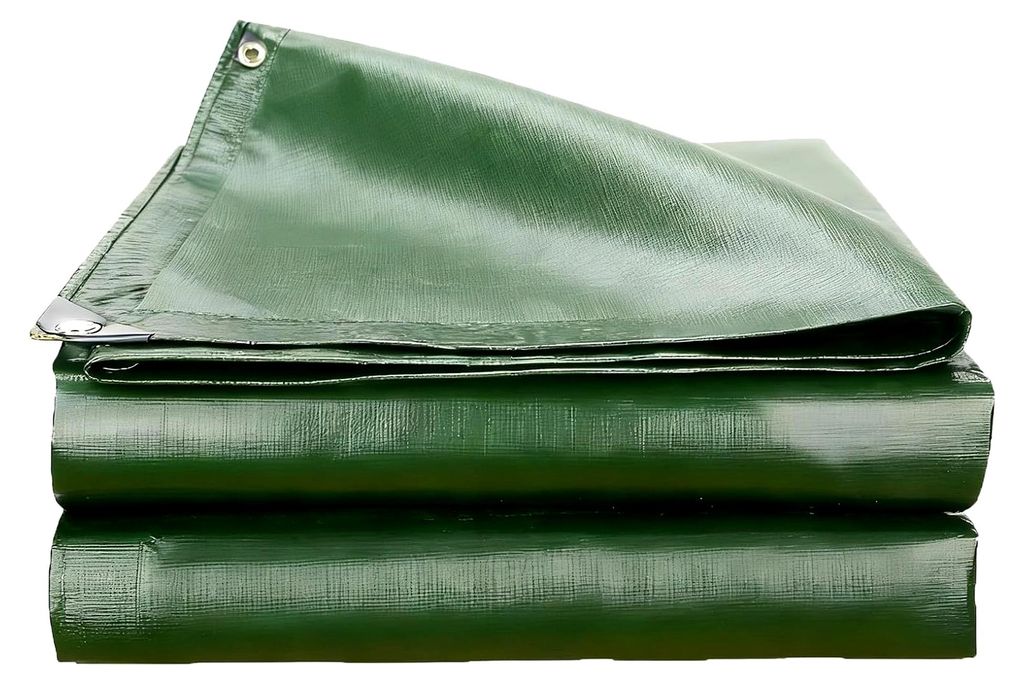 Grüne Abdeckung für Gartenmöbel, verschiedene Größen verfügbar - Schutzplane für Boote, Holz, Trampolin und Auto, wasserdicht und reißfest ...