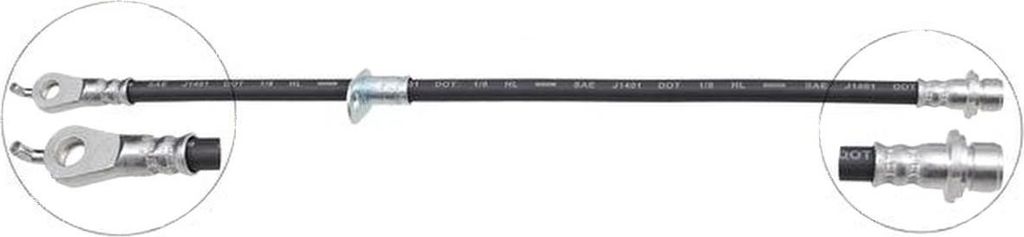Bremsschlauch 456 mm INN M10x1.0 BANJO M10x1.0 A.B.S. für u.a. TOYOTA CAMRY