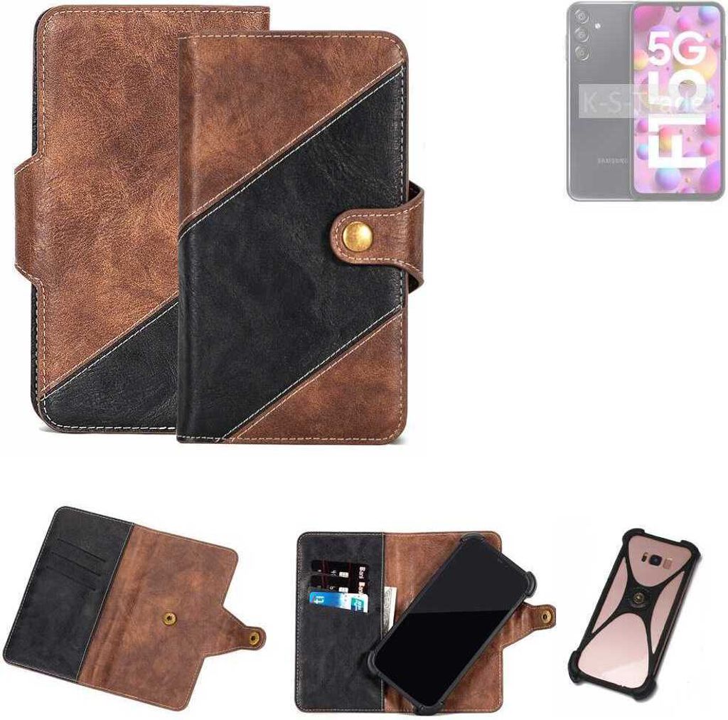 K-S-Trade Handyhülle Schutzhülle Bookstyle Case kompatibel Produktbild 
