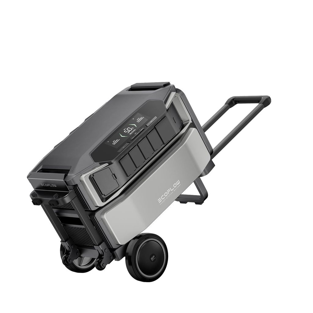 EcoFlow DELTA Pro Ultra tragbare Powerstation 6144 Wh, 6900 W AC-Ausgang, erweiterbar auf 30 kWh, LFP-Batterie, 80% in 73 Min. geladen, App-Steuerung
