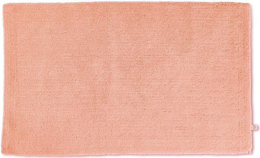 Rhomtuft Badteppich Pur eckig 60 x 60 cm Farbe peach