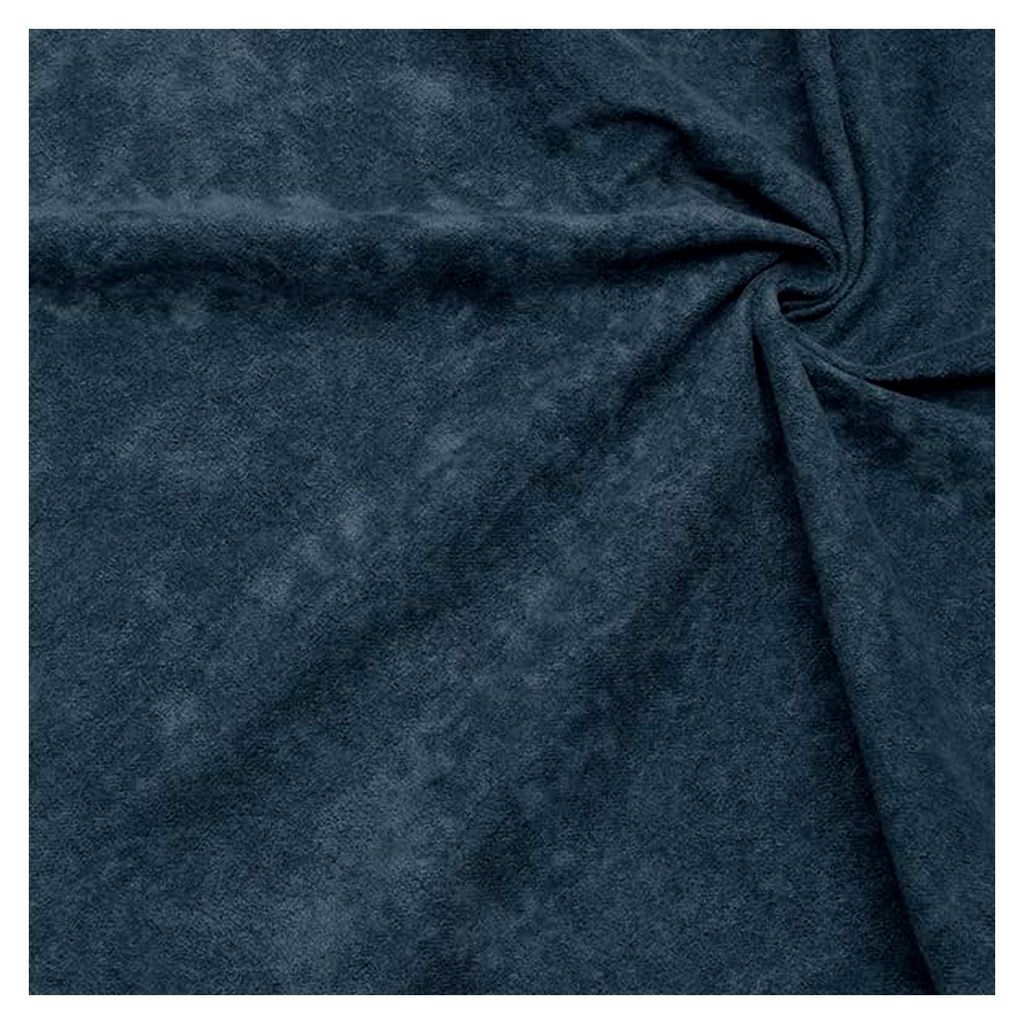 Möbelstoff aus Mikrofaser - Meterware, Dunkelblau - für Polsterarbeiten, Bekleidung und Dekorationen