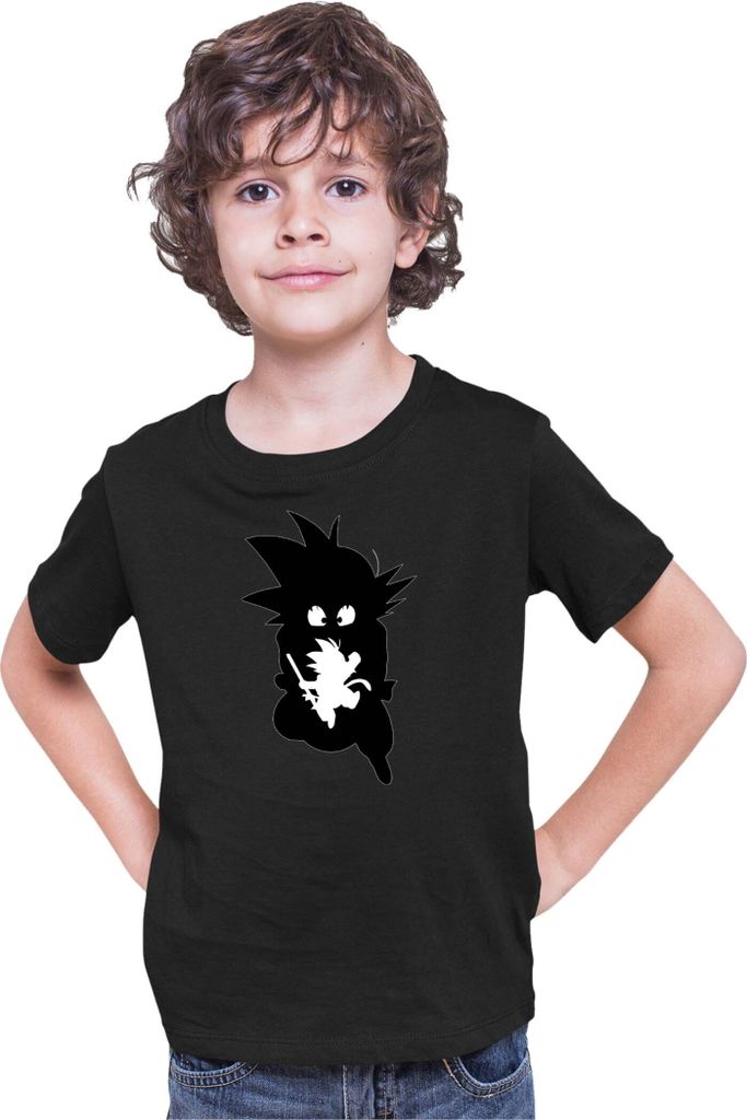 Kinder T-Shirt Dragon Anime Manga Ball Z Goku 35, 7-8 Jahr - 128 / Schwarz