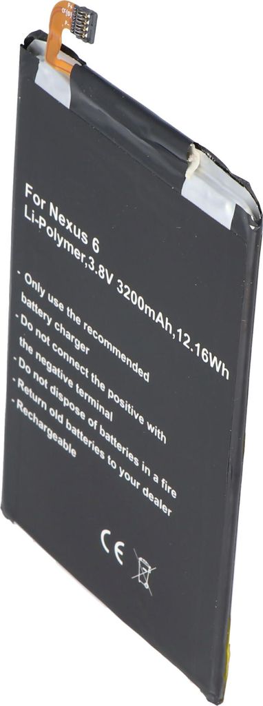 Akku passend für Google Nexus 6 Akku EZ30, SNN5953A, Motorola Shamu, XT1100, XT1103, XT1115