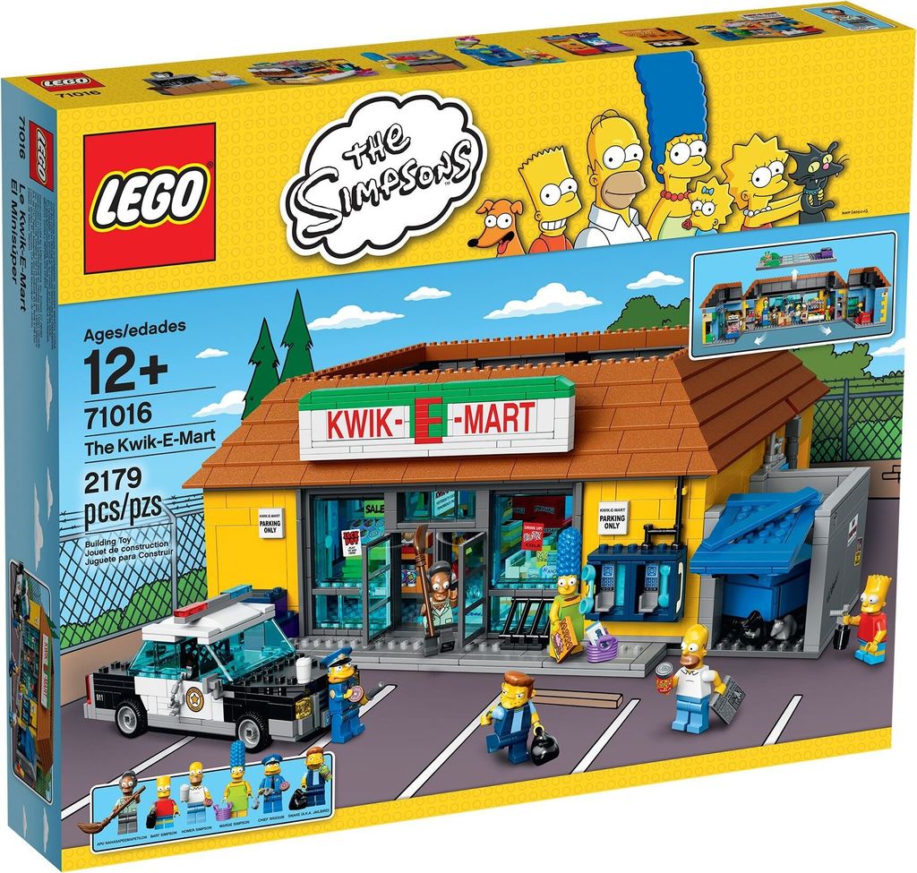 Lego The Kwik-E-Mart The Simpsons, 38 cm, 27 cm, 14 cm