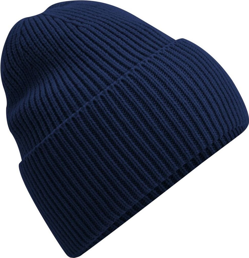 Beechfield - Mütze Mit Bündchen für Herren/Damen Uni RW8260 (Einheitsgröße) (Marineblau)