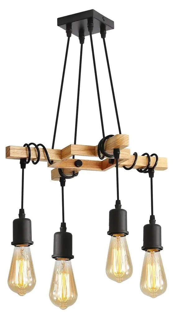 Suspension Luminaire pour Ampoule E27 - Idéal Restauration et Loft Métal