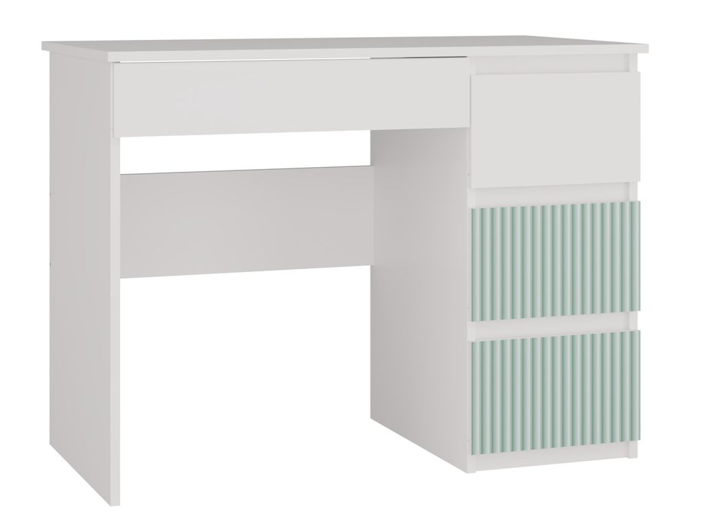 Scrivania per bambini DUSTER - bianco / menta, versione a Immagine del prodotto 