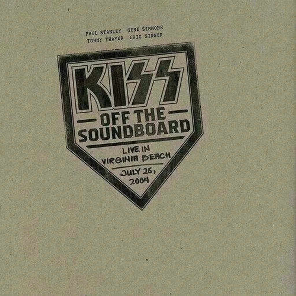 Album Live KISS Off The Soundboard Virginia Beach 2004 en Triple Vinyle