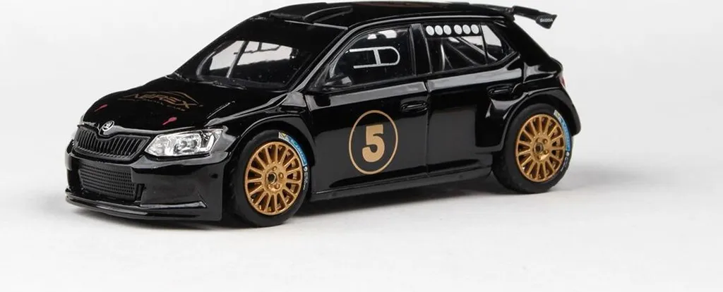 Miniature Škoda Fabia III R5 1:43 - Idéal pour Collectionneur de Rallye