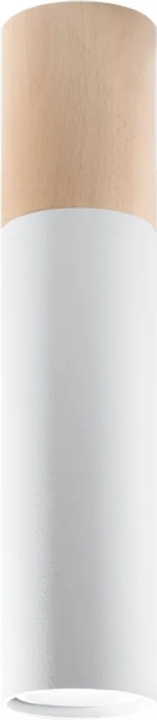 Plafone Bloko 1 GU10 Legno LUMILO 06.155.31 - Plafoniera Naturale
