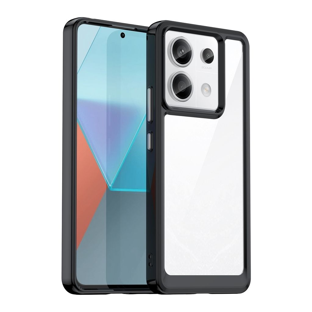Für Xiaomi Redmi Note 13 Pro Plus TPU Handy Hülle Case Cover Zubehör Schwarz