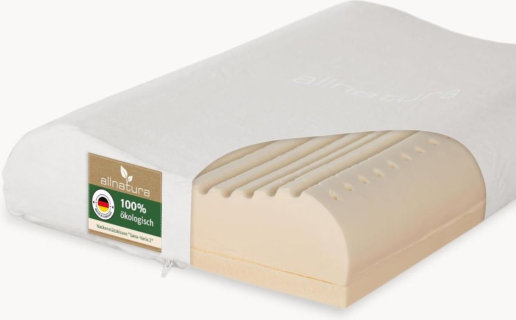 Orthopädisches Kissen Allnatura Sana-Vario 2 40x60 cm latexverstellbar