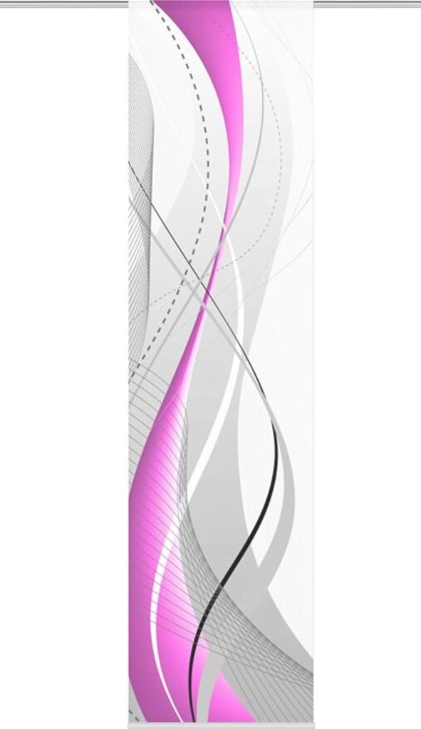 Home Wohnideen Schiebevorhang Dekostoff DigitaldruckCarlisle 1 teilig 245 x 60 cm Brombeer