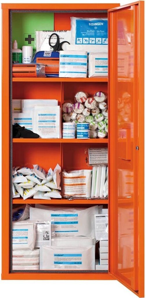 SÖHNGEN Medizinschrank Verbandstoffe ohne Norm orange