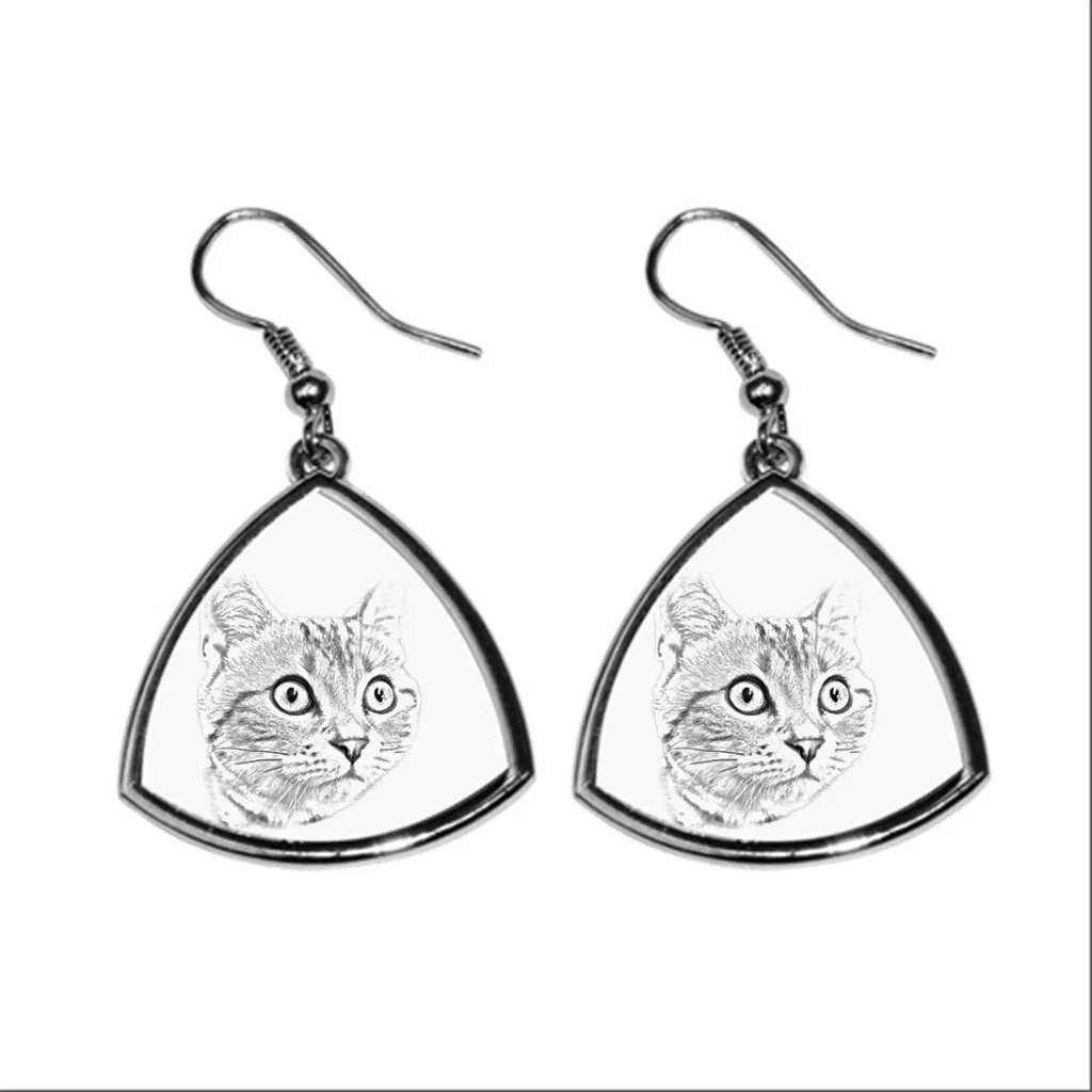 Orecchini Gatto American Shorthair Art-Dog - Gioielli per Amanti Gatti