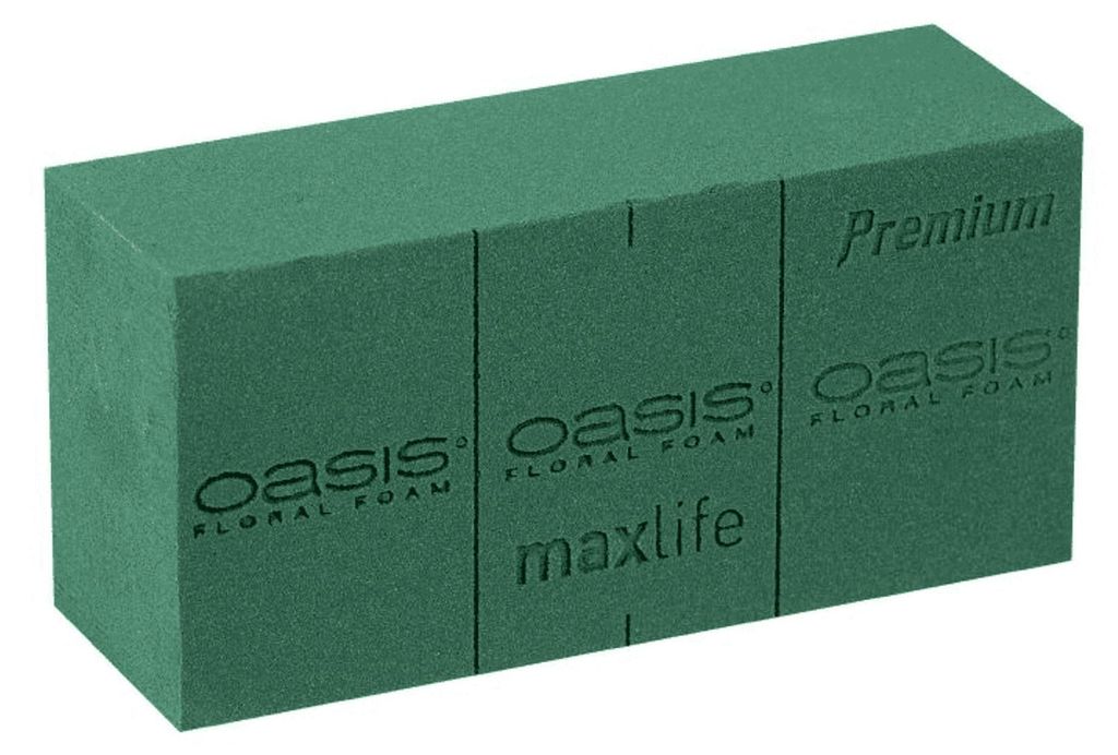 20 OASIS PREMIUM Maxlife Steckschaum Ziegel extra fest Frischblumen 23 cm