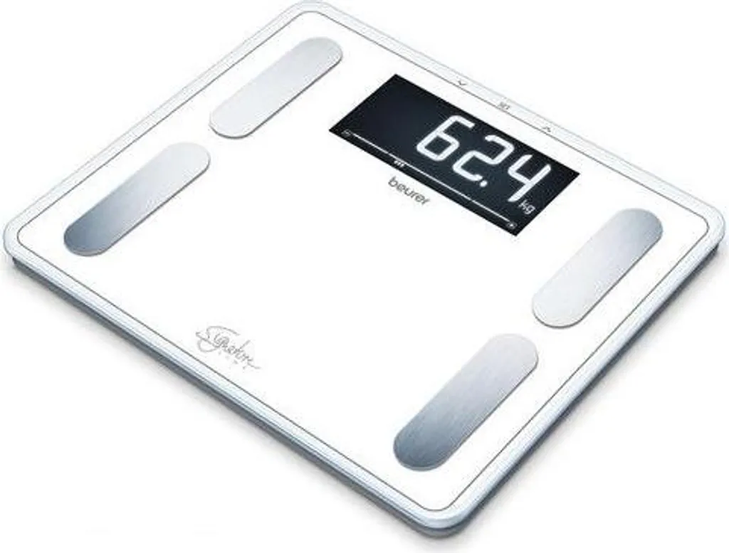 beurer 73573 beurer Körperanalysewaage BF 410 SignatureLine weiß für max. 200,0 kg