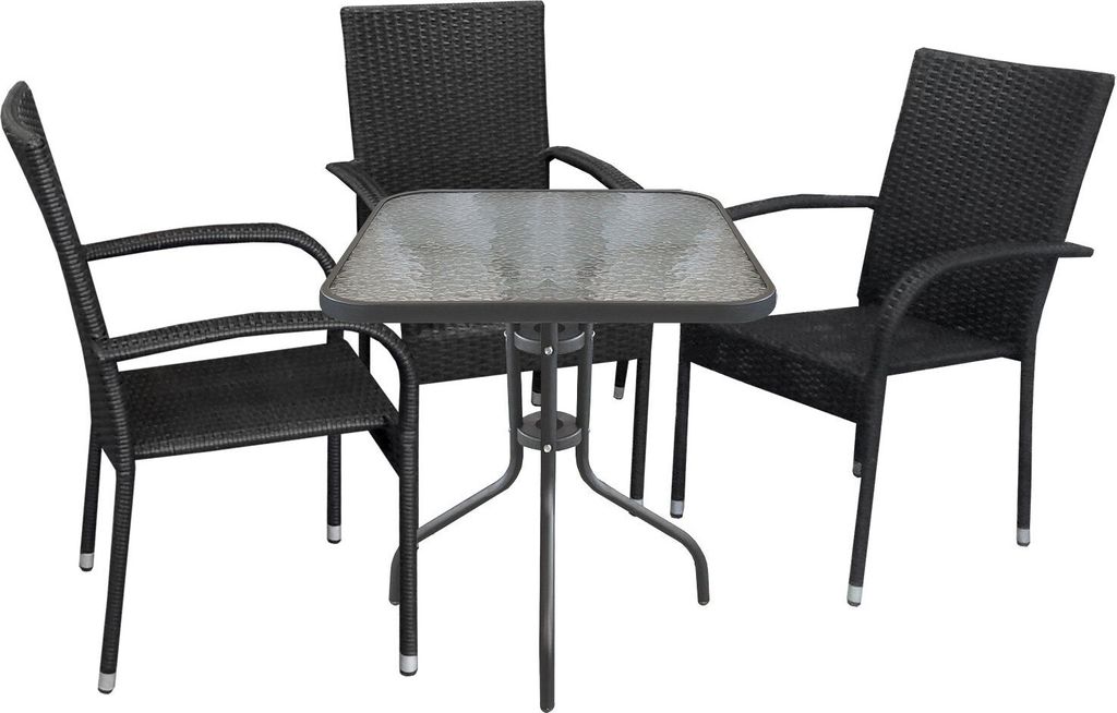 Linder Exclusiv Gartentisch BISTRO MC33081DG 60x60x70 cm Produktbild 9