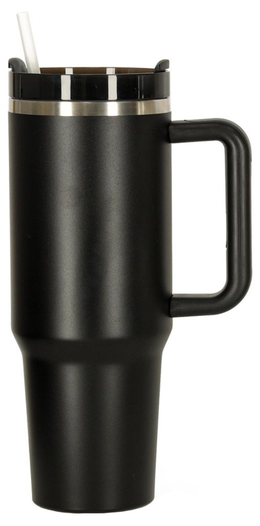 KIK Thermobecher mit Deckel 1200 ml schwarz Produktbild 