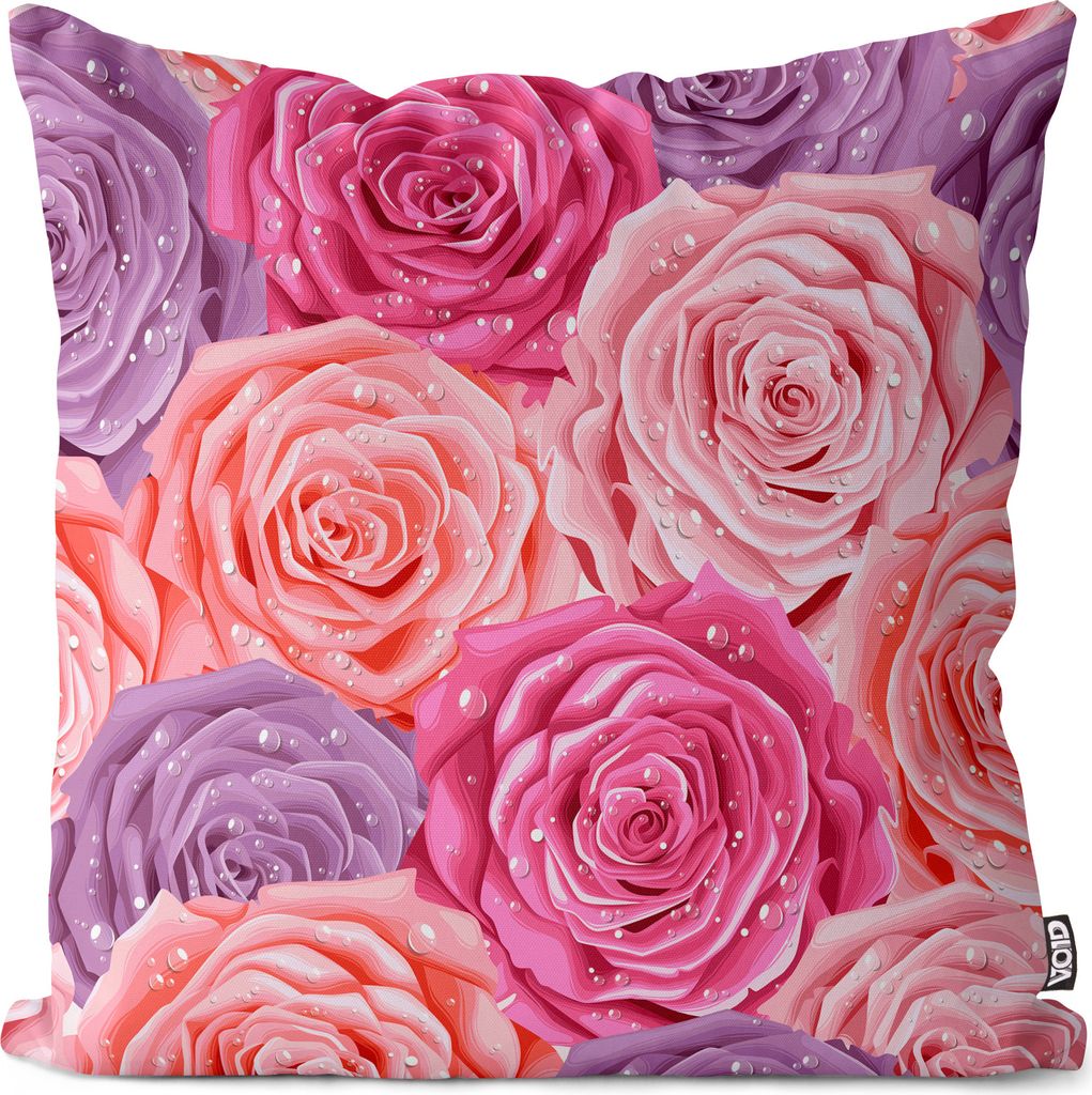 VOID Rosen Anime Manga Malerei Blumen Kissenbezug Kissenhülle dekoration wasserfest Outdoor Garten Kissen bezug deko