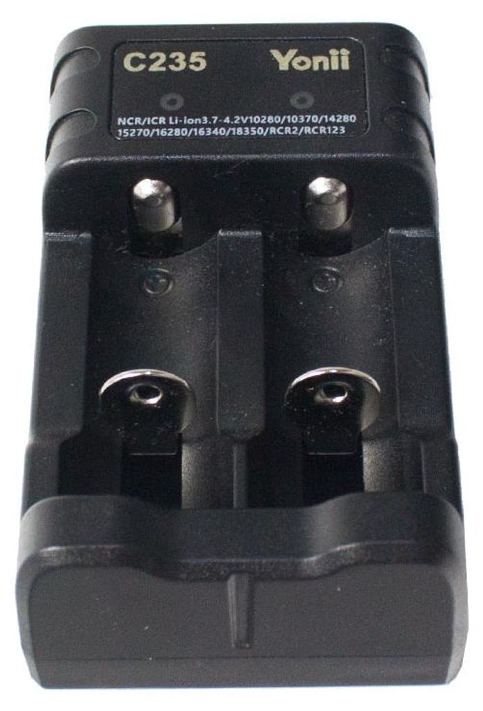 Ladegerät für CR2 und CR123A Akkus (Lithium-Ionen) - 2-fach Produktbild 