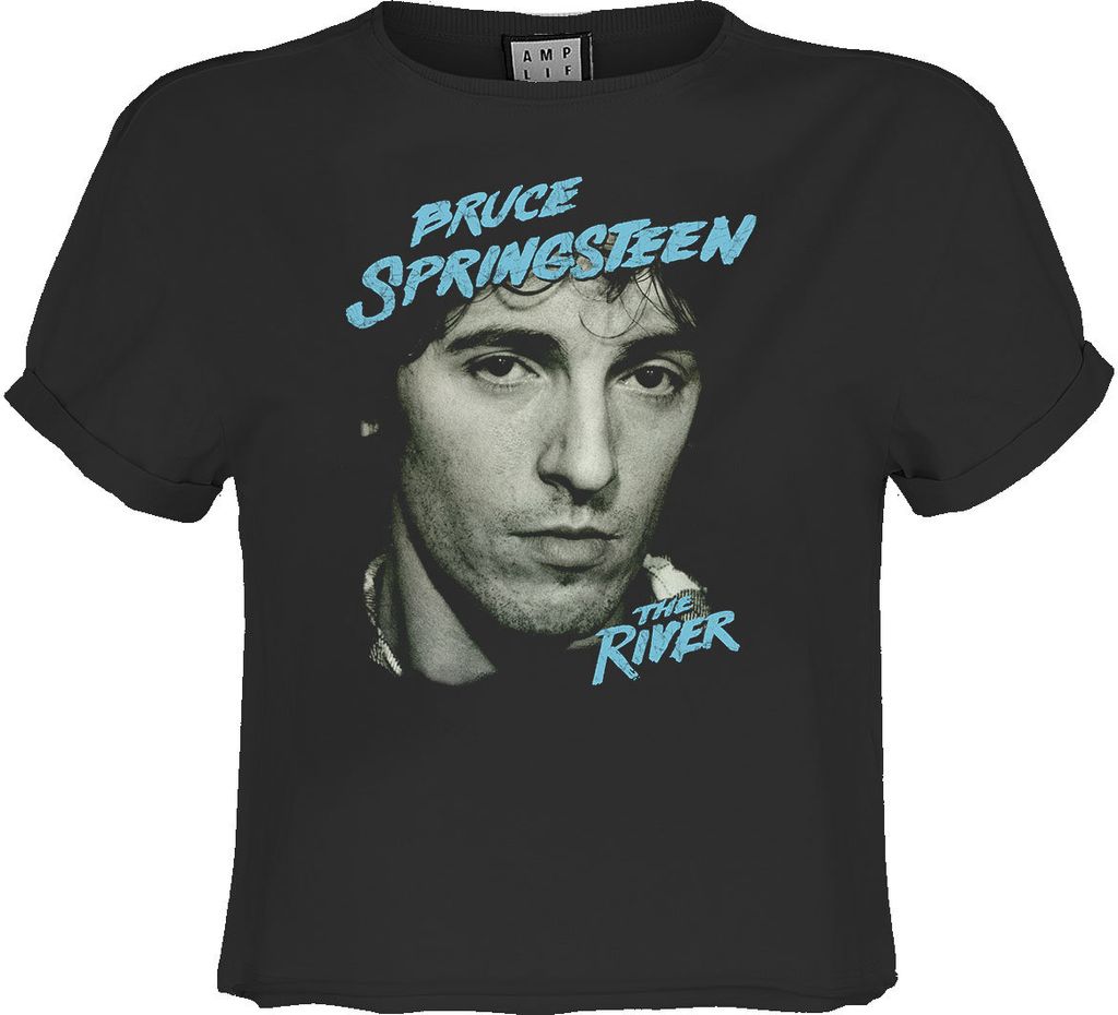 Amplified - "The River" Kurzes Top für Damen GD2763 (XS) (Holzkohle)