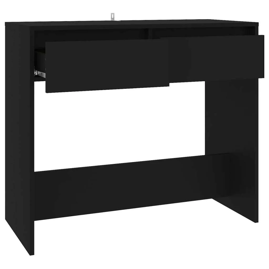 Consolle Salvaspazio Nera 89x41 cm | Soluzione Ingresso Funzionale