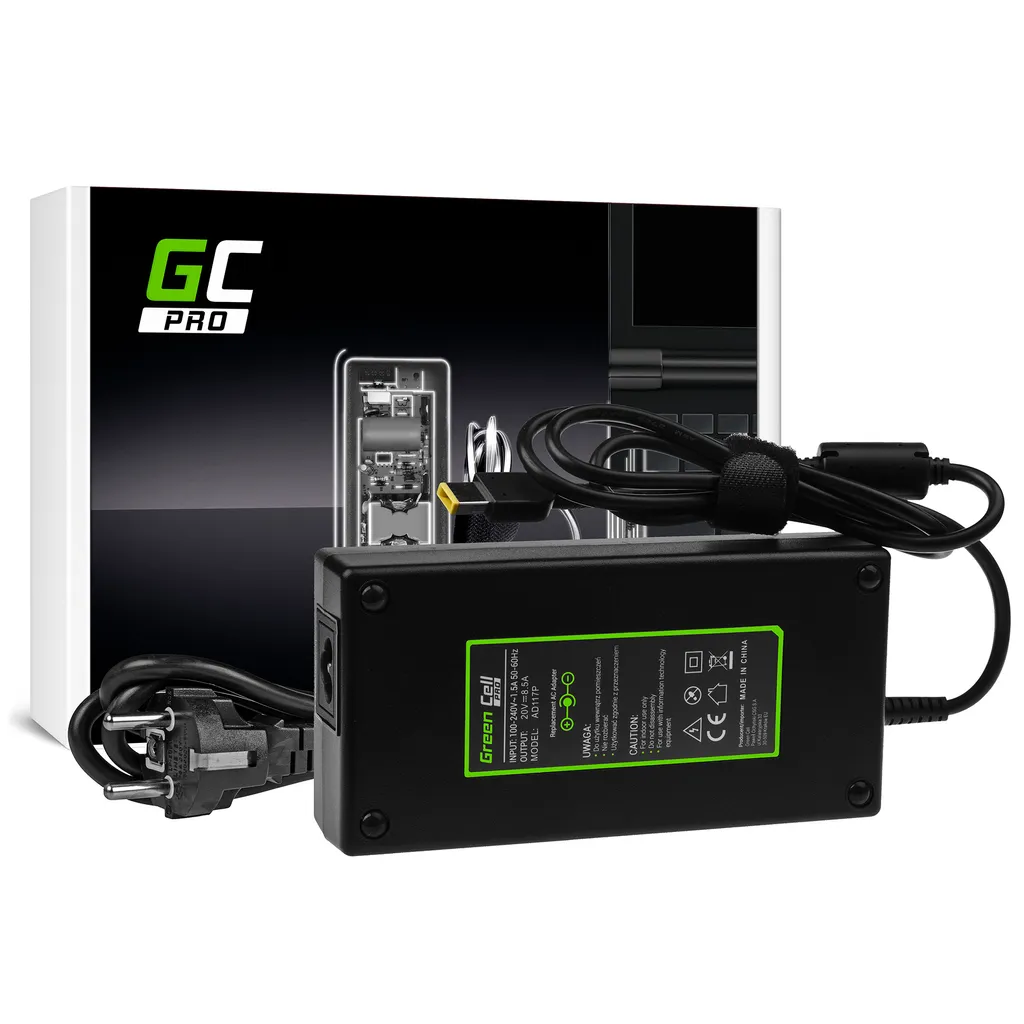 Green Cell AD117P 170W 20V - Caricabatterie Ricambio Lenovo Garantito