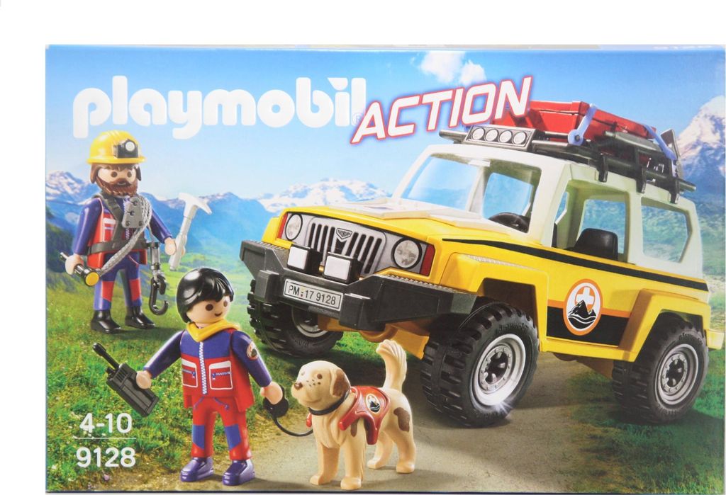 PLAYMOBIL 9128 - Bergretter-Einsatzfahrzeug Produktbild 4