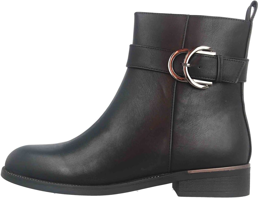 Fitters Footwear Sigrid Stiefeletten in Übergrößen Schwarz 2AA0211308 Black Polyurethangroße Damenschuhe