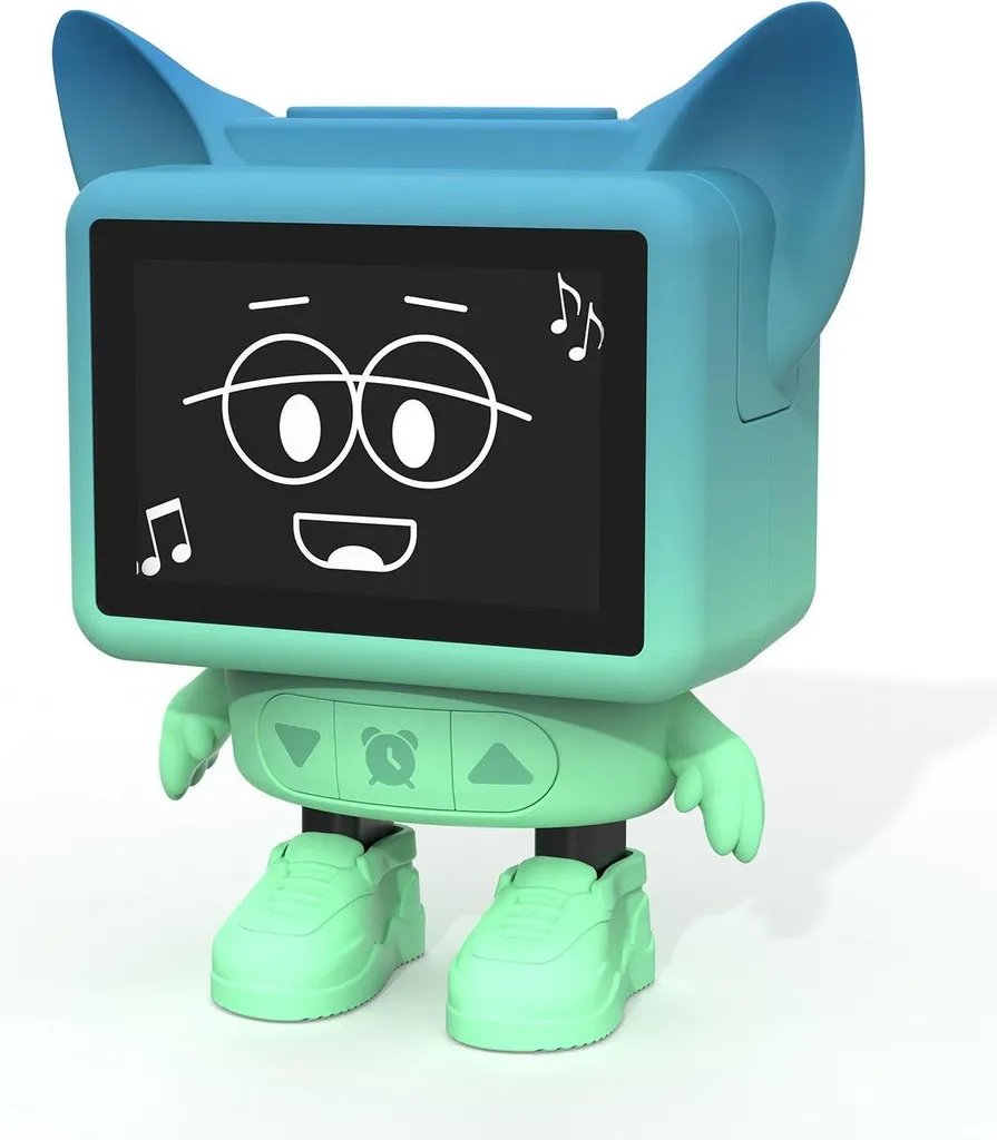 Réveil Bluetooth MOB Dancing Bleu avec Mode Danse et Son Stéréo 3W