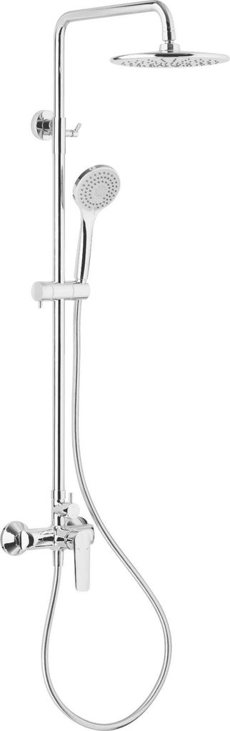 KFA Tanzanit Brausegarnitur mit Regenbrause und Armatur, Chrom (5026-910-00)