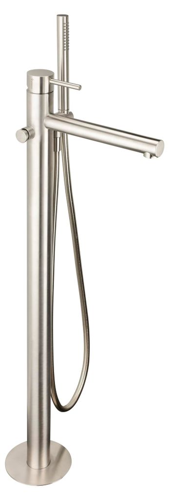 Herzbach DESIGN iX Wanneneinlaufsäule Edelstahl