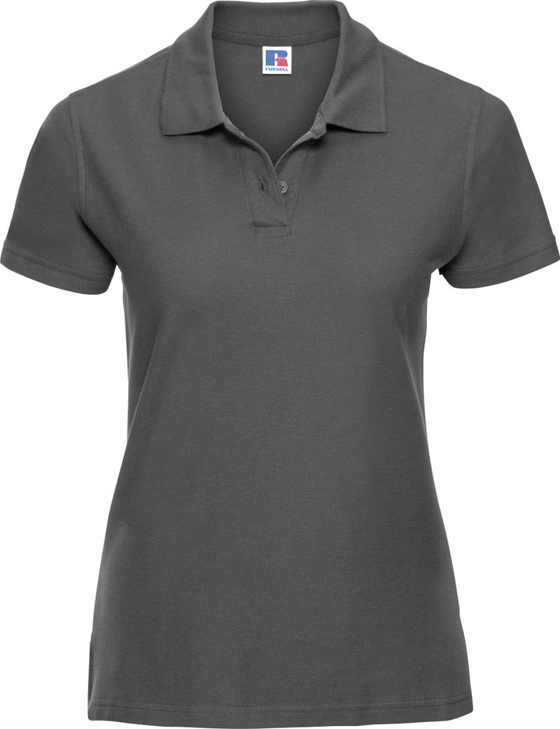 Russell Damen Polo Shirt Europe Ultimate Klassik Kurzarm RW3281 (S - 36) (Titan)