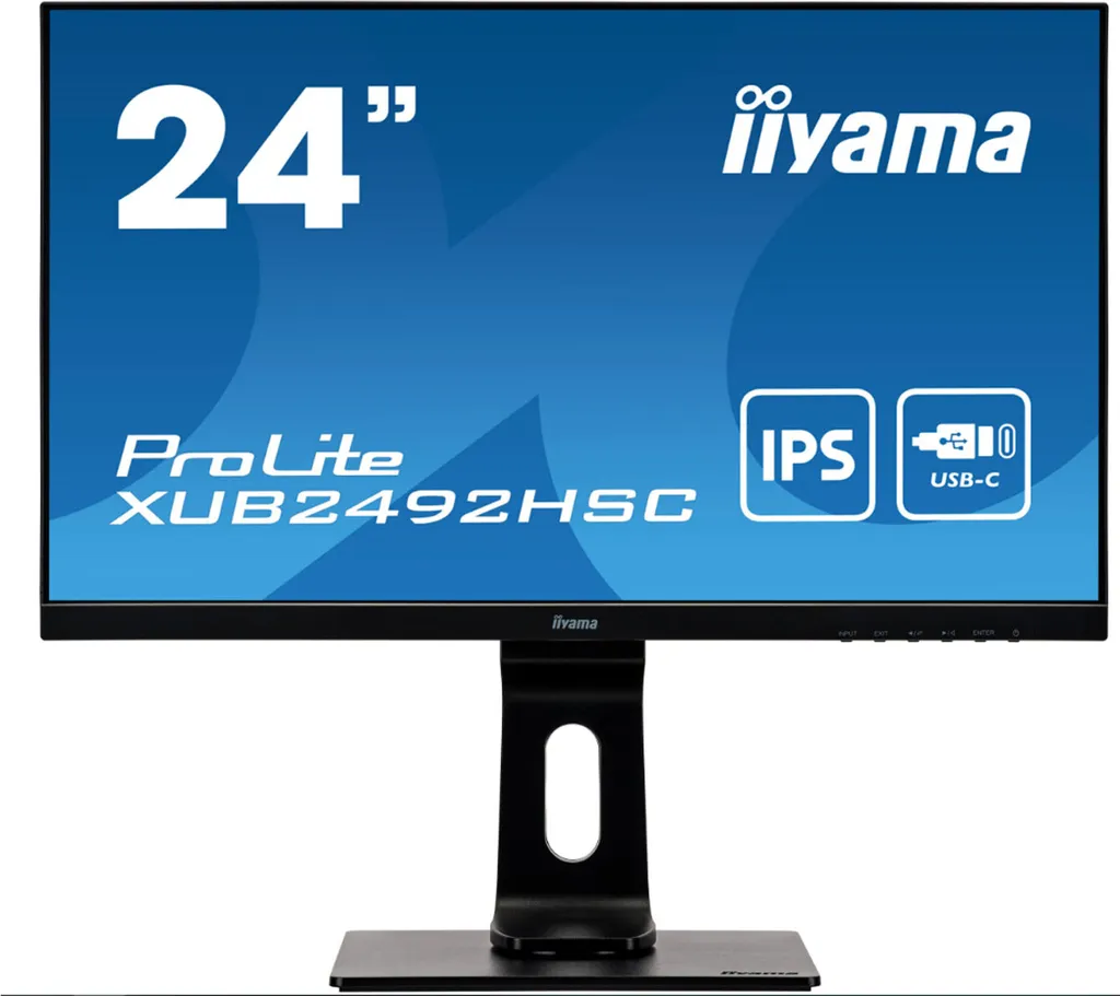 Moniteur de bureau 24 pouces Full HD Iiyama ProLite réglable en hauteur