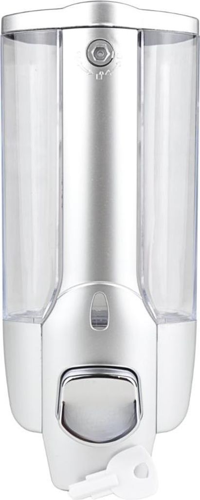 Wand-Seifenspender, ca. 380 ml, chrom Produktbild 