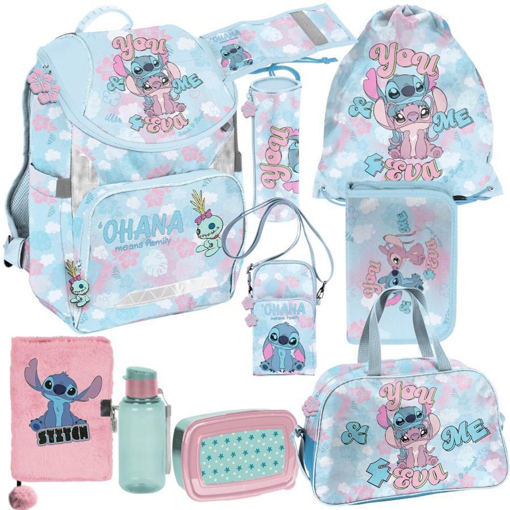 Mega Schulset XXL – Stitch Disney | 10-teiliges Produktbild 