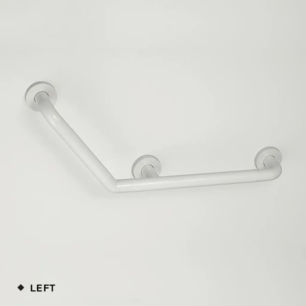 pba 01 Maniglia angolata, sinistra 500x300 mm, in nylon, fissa