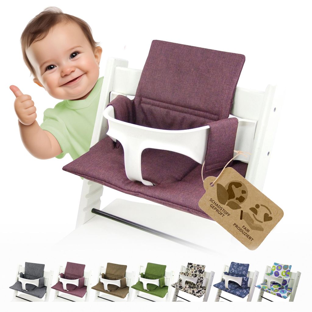 BAMBINIWELT Ersatzbezug, Kissen-Set für Hochstuhl Produktbild 