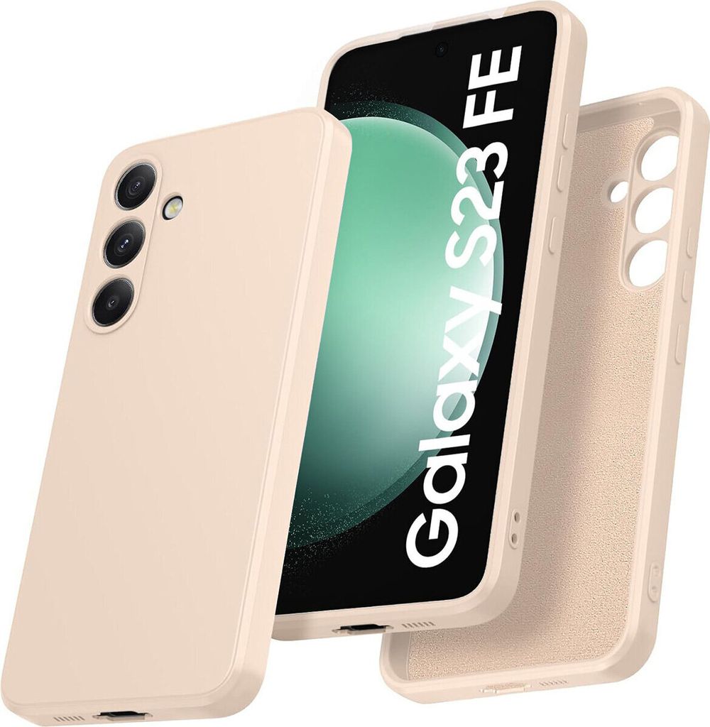 Galaxy S23 FE Hülle, Slim Liquid Silikon Gel Gummi Stoßfest Schutzhülle für Samsung Galaxy S23 FE Türkis