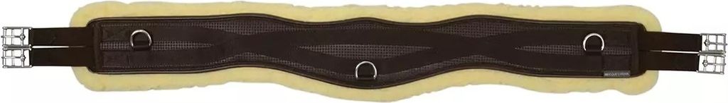 HyCOMFORT - Sprunggurt, Fleece BZ3736 (116,84 cm) (Braun/Natürlich)