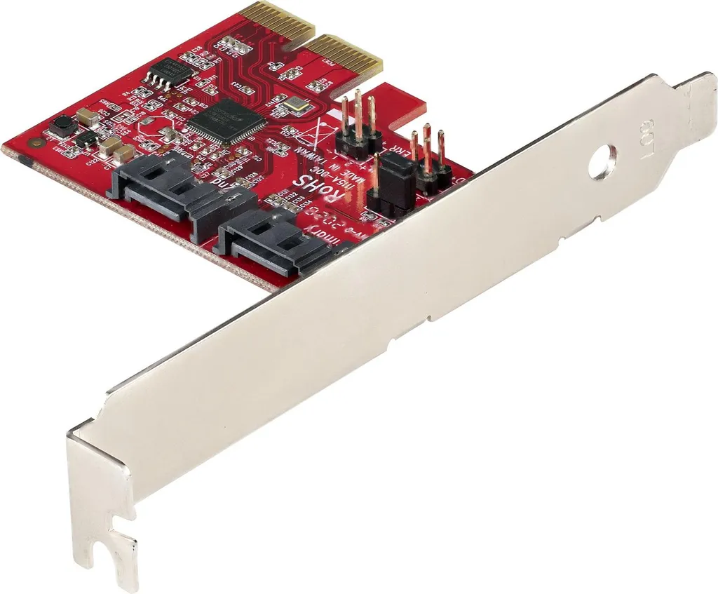 Ajouter 2 Ports SATA sur PC - Carte PCIe d'Évolution Stockage Interne - 3