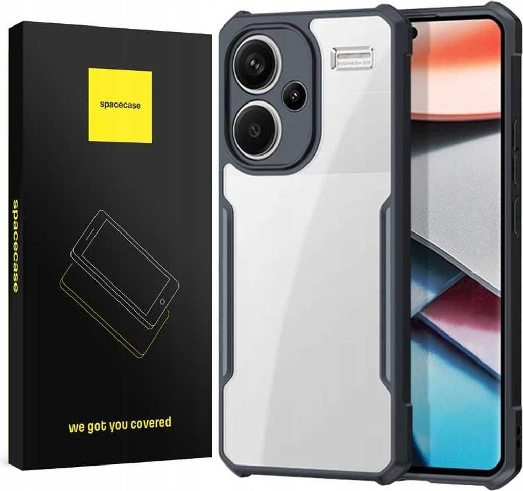 Spacecase Beetle Hülle für Redmi Note 13 Pro+ 5G Schwarz