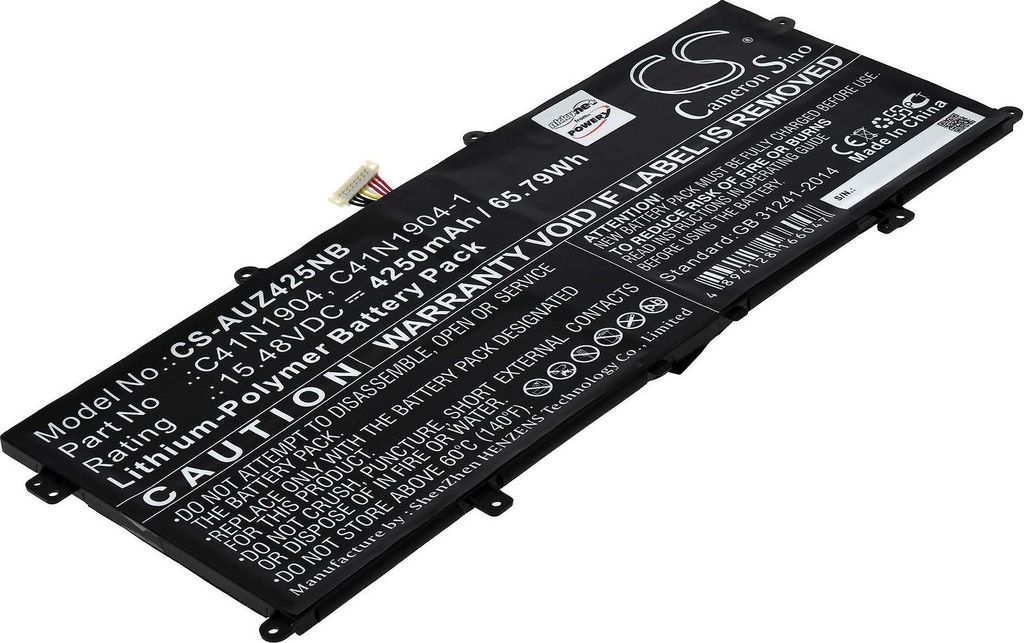 Batterie pour ordinateur portable Asus ZenBook 14 UX425E Image du produit 