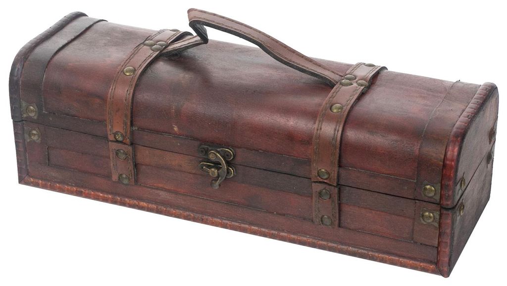 Holz Geschenkbox Spanien mit Deckel für Wein von HMF