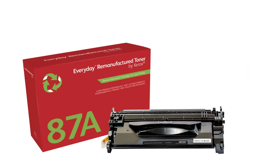 Toner HP 87A CF287A Noir Remanufacturé Xerox Everyday Grand Rendement