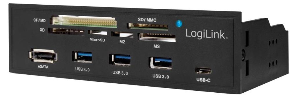 LogiLink 5.25" Multifunction Front Panel - Kartenleser - 6 Produktbild 