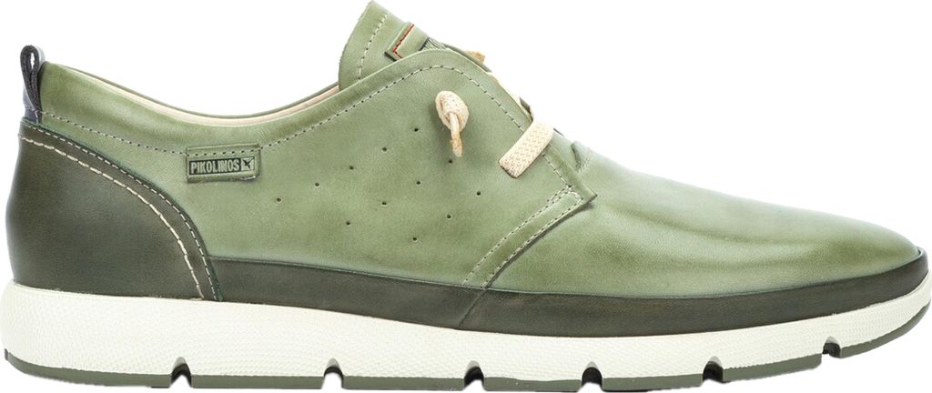 Pikolinos Herren Sneaker Leder Slipper lose Einlagen Fuencarral M4A-4266C1, Größe:44 EU, Farbe:Grün