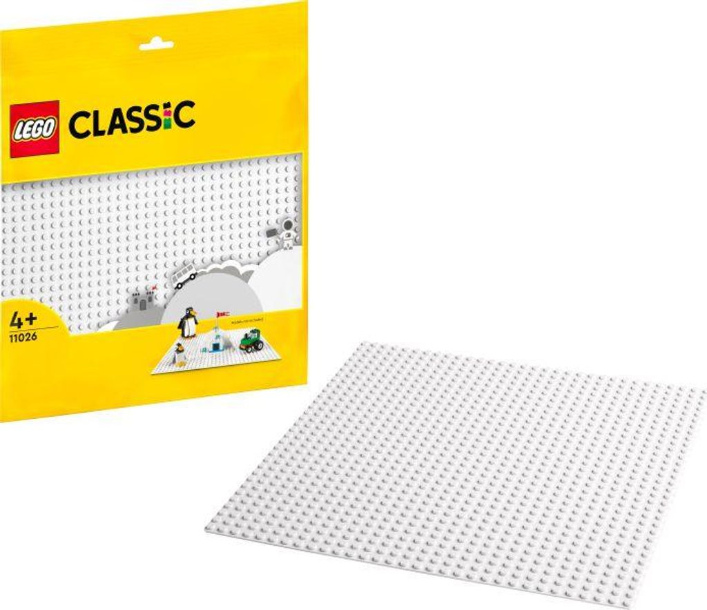 LEGO 11026 Classic White Construction Tile under bricks, Image du produit 